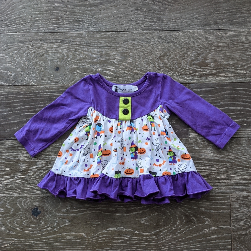 Lily & Londyn's Boutique Halloween Long Sleeve Tinley Top 3 Months